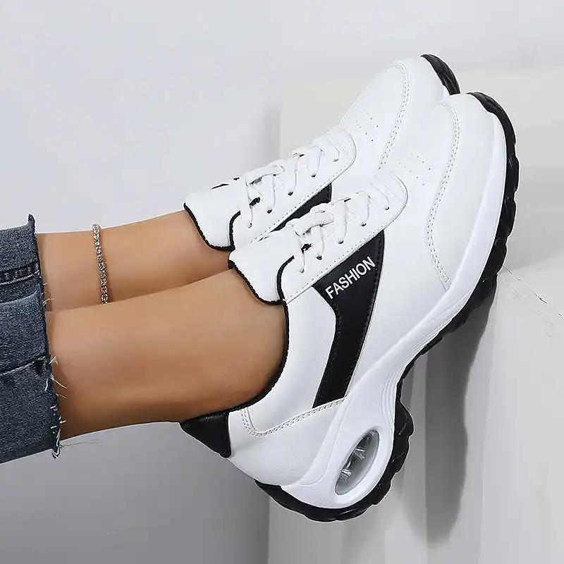 Demi-season Thick Bottom Volleyball Shoes Woman Mary Jane Sports And Fitness High Quality Sneakers Loafers Unique Teniss