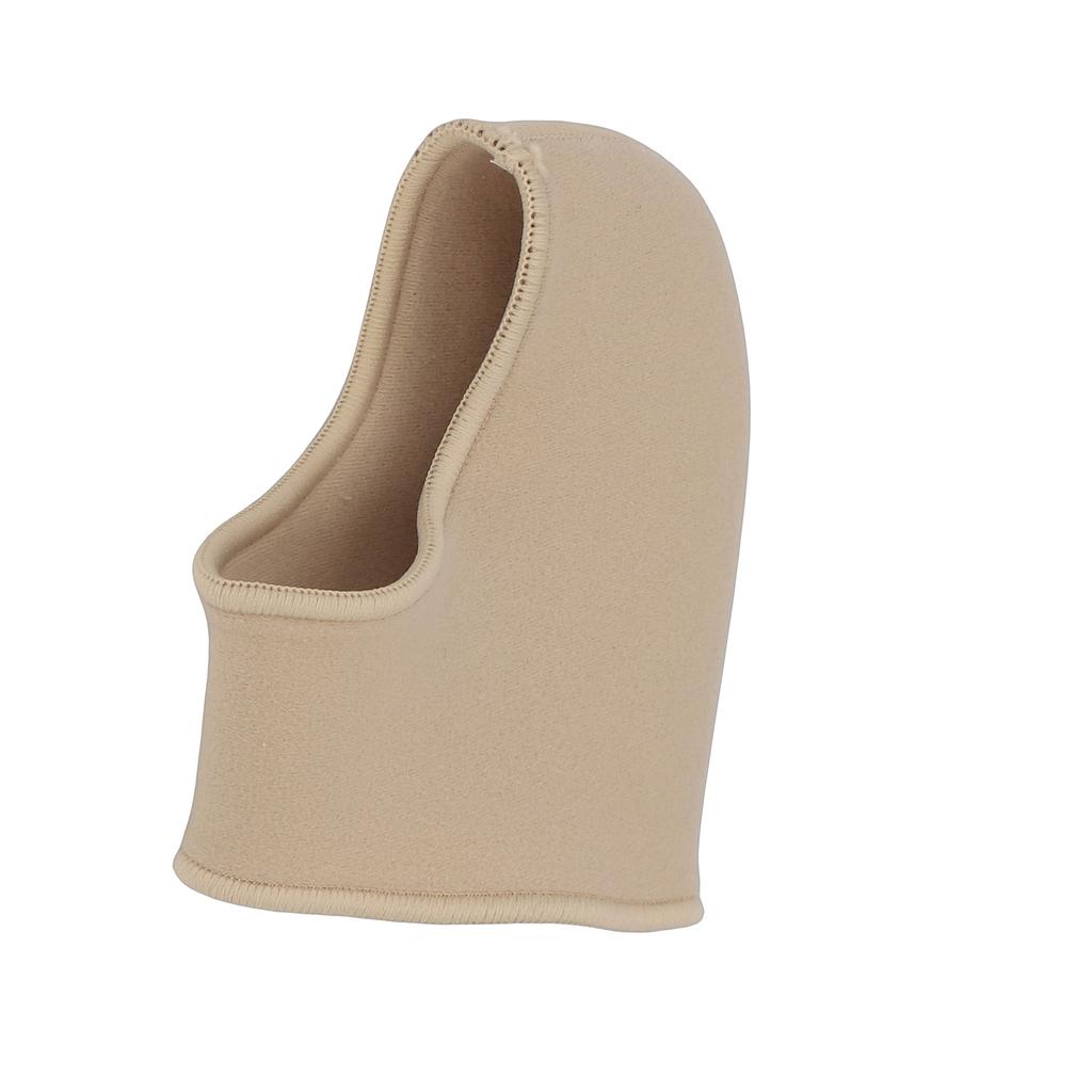 1 Pair Heel Cup Skin Color Elastic Shock Absorbing Plush Cloth Silicone Heel Protector