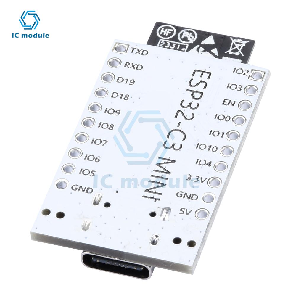 ESP32-C3-MINI WiFi Bluetooth development board module onboard ESP32-C3-MINI-1 module TYPE-C