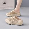Lässige Halbschuhe Damenschuhe für Sommer-Outdoor-Bekleidung, Ein-Fuß-Faulschuhe, Sportschuhe, Mesh-Kühle Hausschuhe