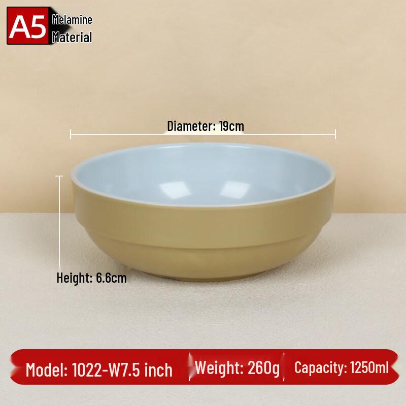 A5 High-Temperature Melamine Korean Soup Bowl