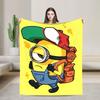 Kevin Dave  Blanket Cartoon Flannel Novelty Soft Throw Blankets for Home Restaurant Spring Autumn
