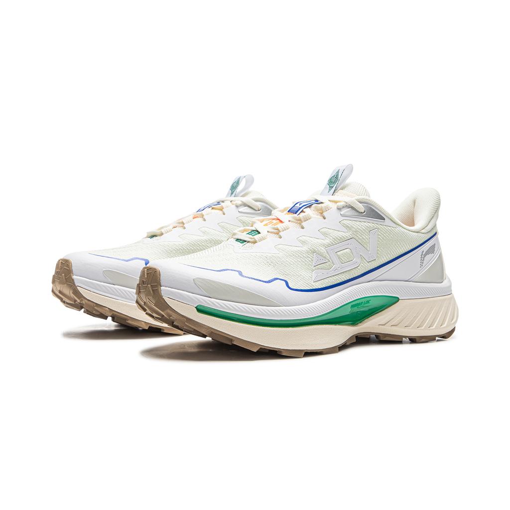Li Ning Cushioning Abrasion Resistant Slip Resistant Rebound Low top Trail Running Shoes Women's Ecru ARNV016-1