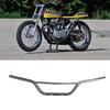 Universal Motorcycle Modification Retro Handlebar Drag Bar Replacement Part 25mm 1in Silver