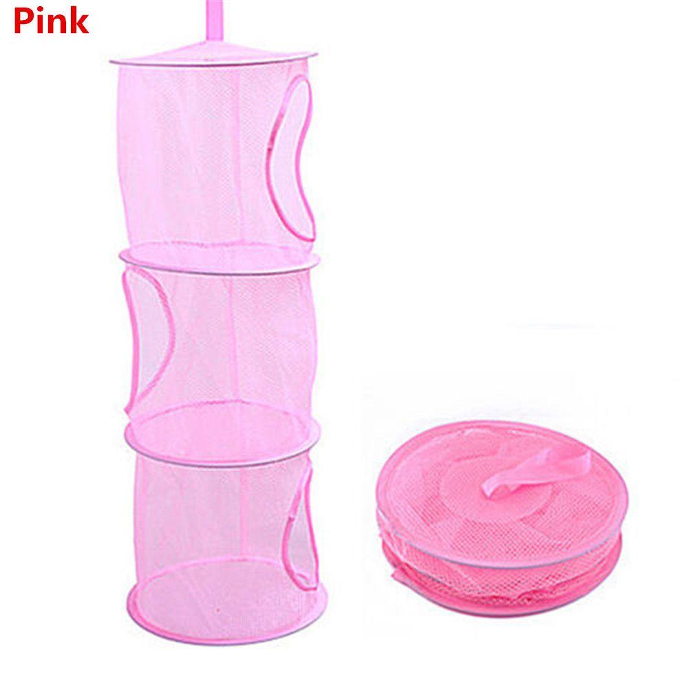 

Net 3 Shelf Bra Organizer Closet Hanger Hanging Bag Toy Storage Organizer Storage Basket