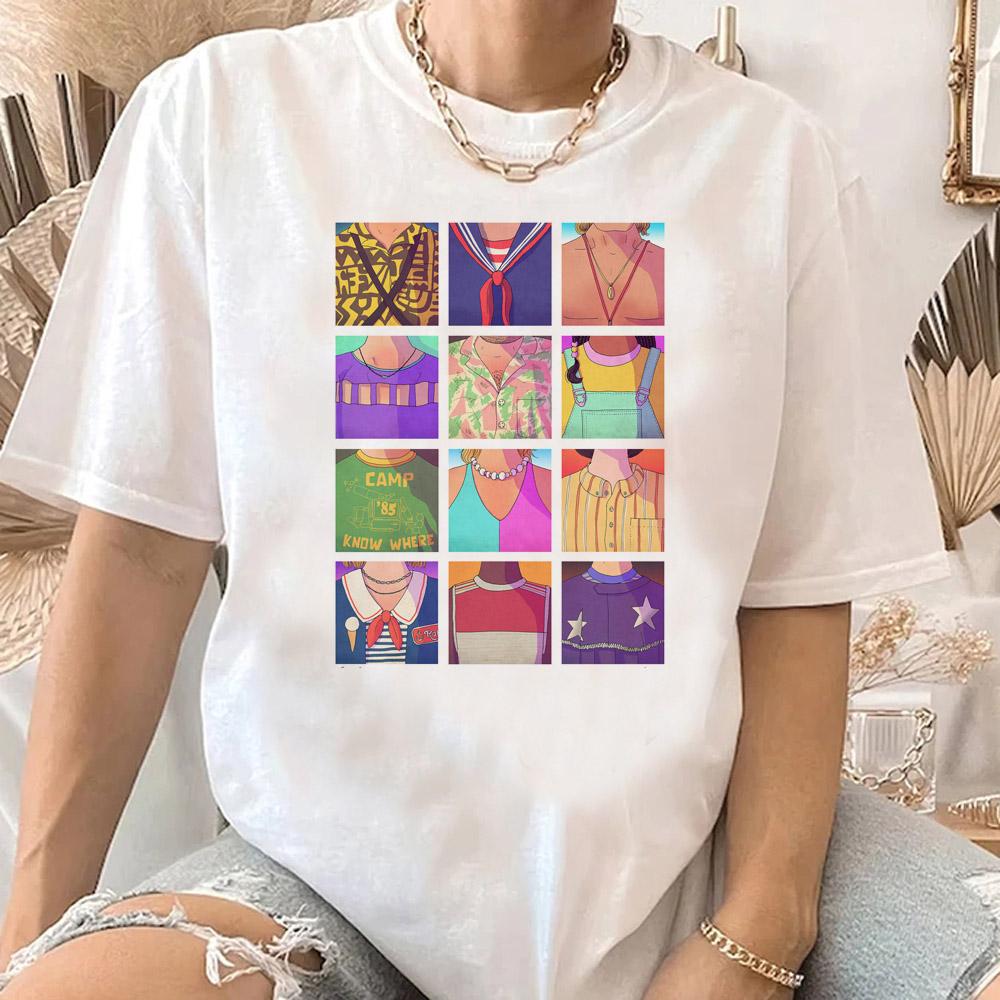 Hot Tv Movie T-shirt Women The Demogorgon T Shirt Short Sleeve Unisex Tops Tshirt Cannibal Flower Streetwear
