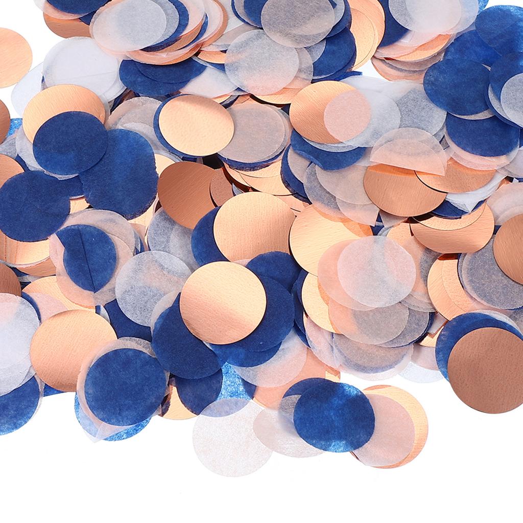Ronde Tissuepapier Confetti 1 Inch Tafel Confetti Cirkel Stippen voor Bruiloft Verjaardag Feest Ballon Decoraties(1,76 oz)