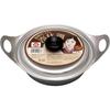 Taniguchi Metal 18cm Double-Handled Pot, Gas Stove Only, Made In Japan, Lightweight, Showa Retro