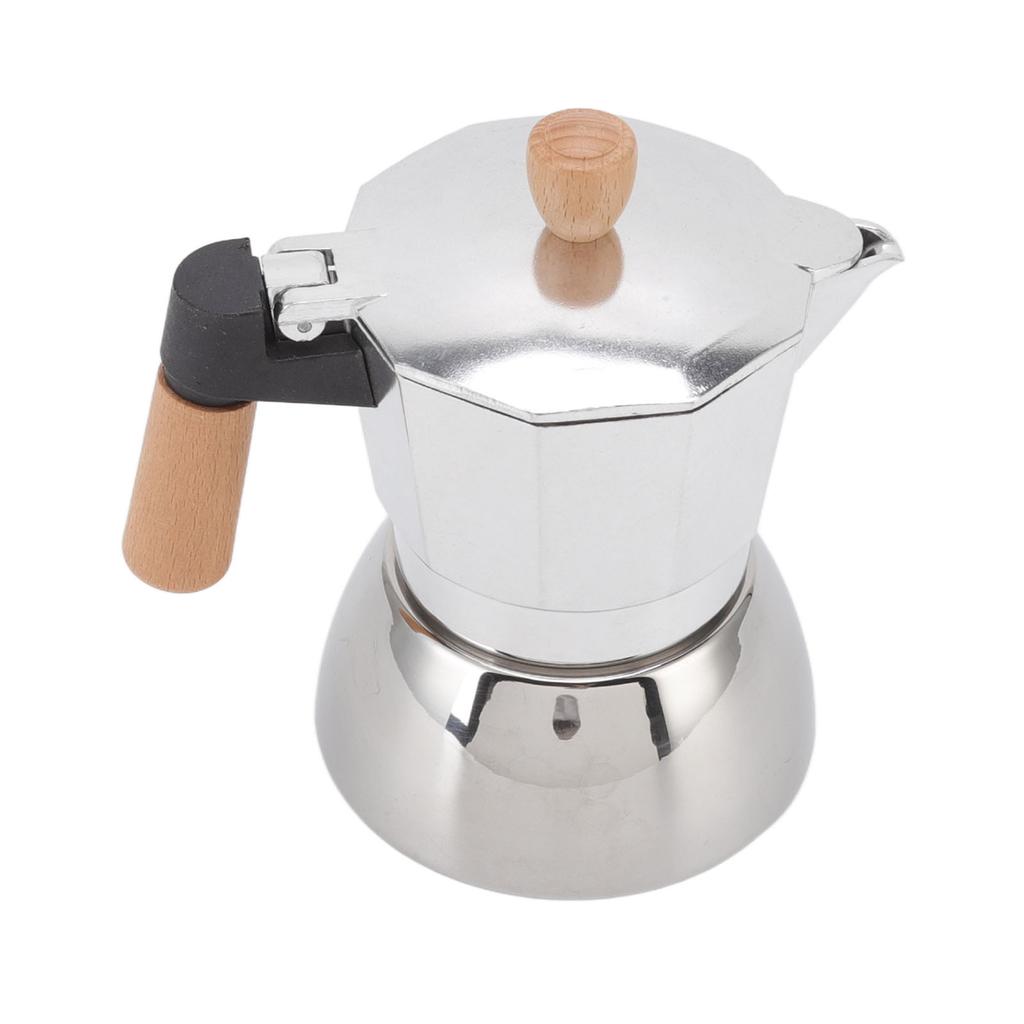 Stovetop Coffee Maker Stainless Steel Cafetera Coffee Pot With Filter Paper for Hand Brewed Moka
