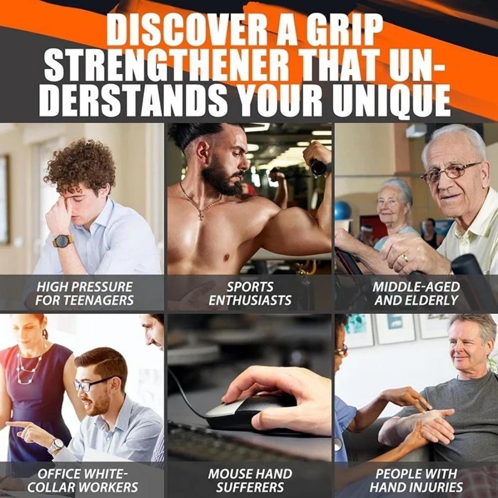 Strength Trainer Hand Grip Adjustable Wrist Gripper Finger Grip Trainer  Fitness Training