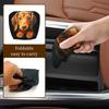 2Pcs Dachshund Car Head Pillowcase Cute Seat Protective Cover Elastic Unpadded Vehicle Interior Safety Material