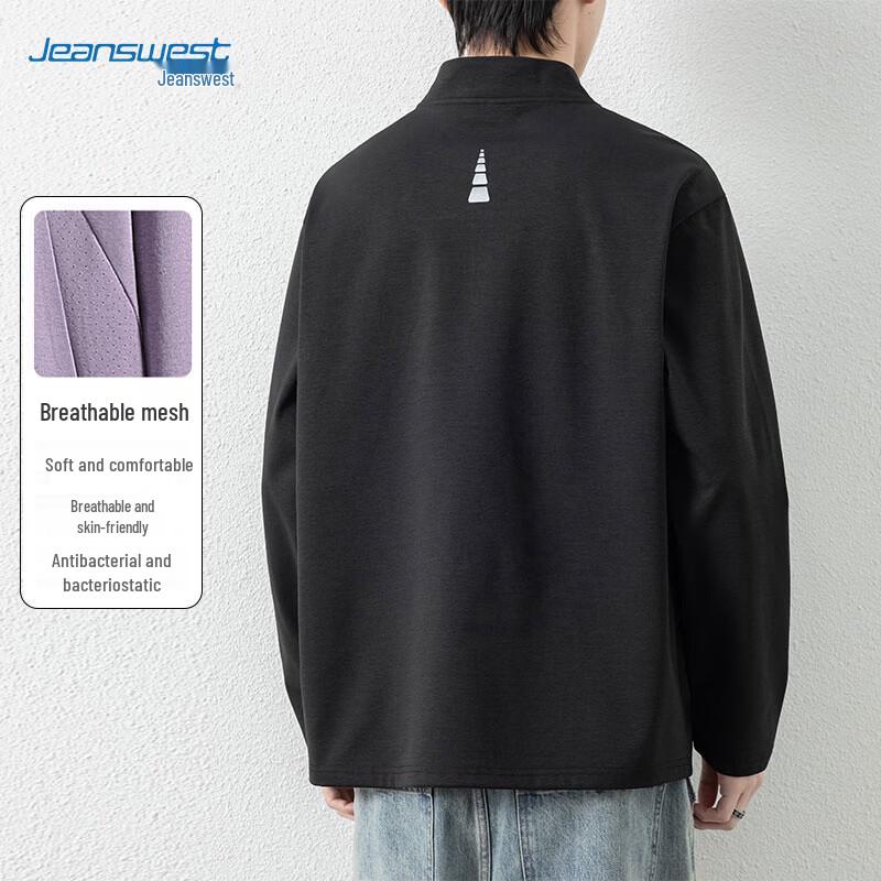 Jeanswest Men's Casual Crew Neck Sweatshirt