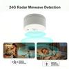 Tuya Zigbee Human Presence Sensor  24G MmWave Radar,Temperature Humidity Luminance Detection Support Zigbee2mqtt Home Assistant