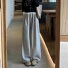 Women's Elastic High Waist Wide Leg Pants Straight Leg Trousers Heart Polka Dot Print Vintage Casual Dress Pants For Spring Autumn Daily Wear