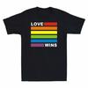 Unisex Gay Love Cool T-Shirt Wins Pride Cotton Tee Rainbow LGBT Awesome Funny