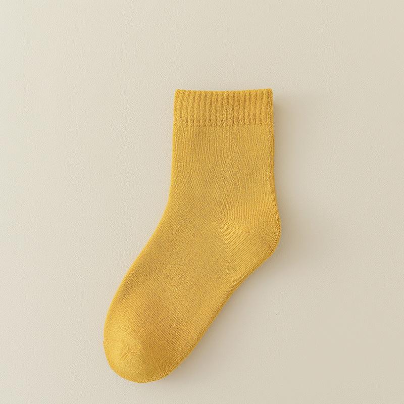 Female Autumn and Winter Plus Velvet and Thick Type Warm Wool Ring Sleep In The Tube Socks
