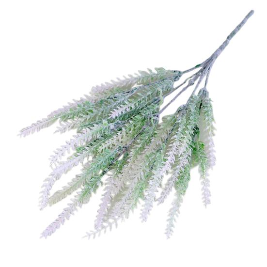 Yousheng 4 Pièces Lavande Artificielle 5 Fourchons Résistant aux UV Fausse Fleur en Plastique Décoration Centre de Table Maison Mariage Fête Intérieur Extérieur Fausse Floraison