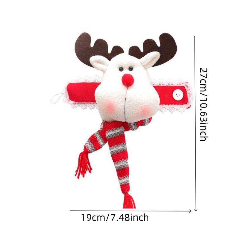 Christmas Cartoon Curtain Buckle Santa Claus Snowman Elk Christmas Curtain Accessories Home Hotel New Year Christmas Decoration