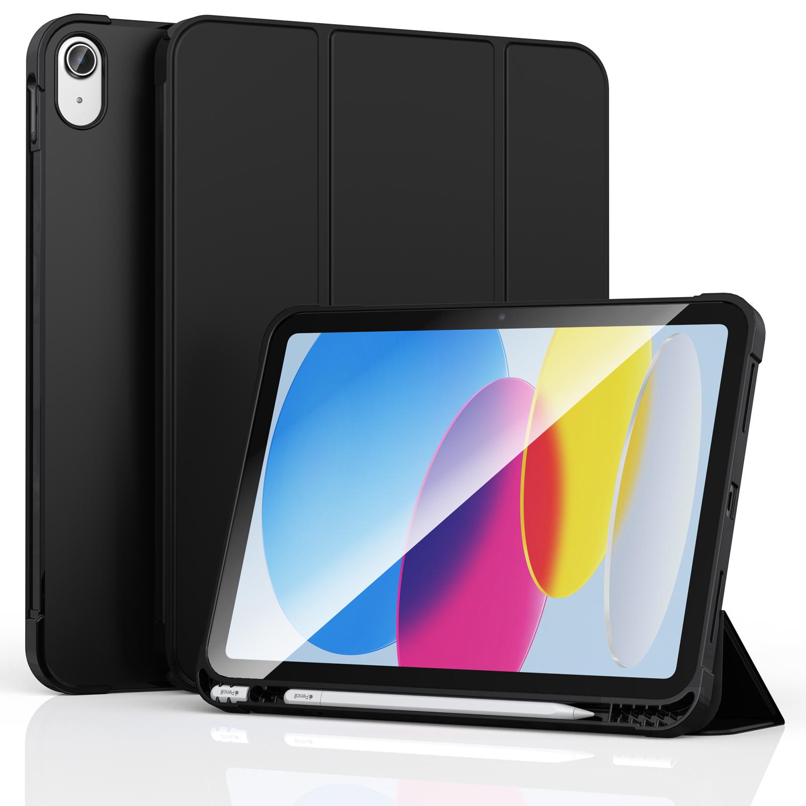 Voor iPad (A16) 11e Generatie 11-inch Cases Zachte PU Beschermhoes voor iPad 10e Generatie 10,9-inch Shell Smart Case met Penhouder iPad 10 (10.9-inch)