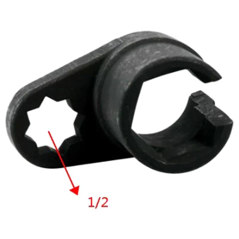 1 Stück Kfz-Sauerstoffsensor-Steckschlüssel-Entfernungsschlüssel Werkzeug 22mm Offset-Sauerstoffsensor-Steckschlüssel Werkzeugsatz Adapter Motor-Schlüssel