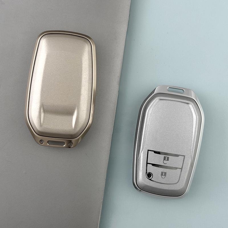 Toyota Alphard 2-Tasten Schlüsselhülle: Aluminiumlegierung Schnalle für Vellfire 3 Krone