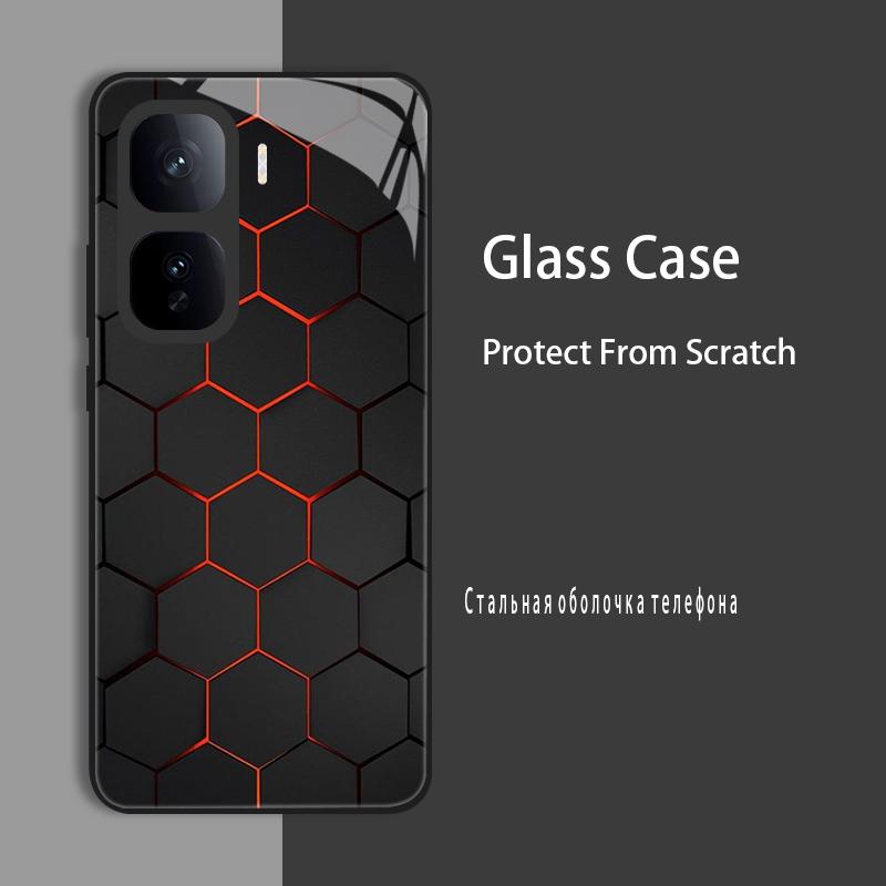 For Vivo IQOO Neo 10 Pro Neo10 Case Cover Tempered Glass Case Hard CoqueBumper For iQOO Z9 Turbo Z9S Pro Z9X Protect Case