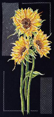Cross Stitch Kit Abris Art Flowers