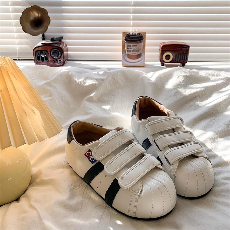 Shell head platform Velcro German training shoes women's 2025 autumn new height-increasing versatile sports and leisure big head shoes