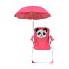 Baby Beach Chair With Umbrella Folding Sand Seat Sandproof Windproof Lightweight Portable Kids Chair For Vacation Backyard