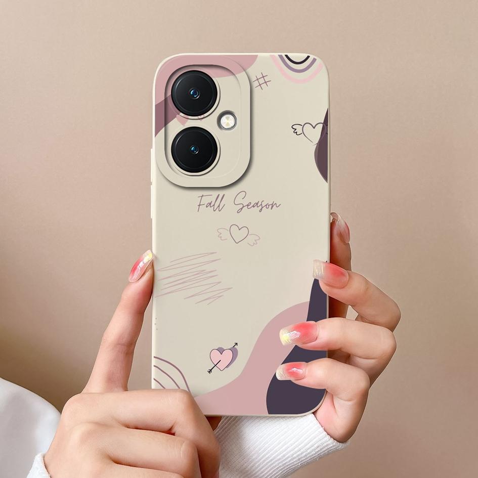 

Чехол для Vivo Y36 Y27 Y78 + V29 Lite Y17S X90 Pro, защитный чехол для телефона с красивым сердцем, защита камеры, мягкий силиконовый корпус для Vivo, чехол-бампер Vivo X90 Pro