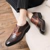 Men's Formal Leather Shoes Classic and Trendy British Style Wedding and Party Outdoor Leisure Business Plus Size Men's Shoes