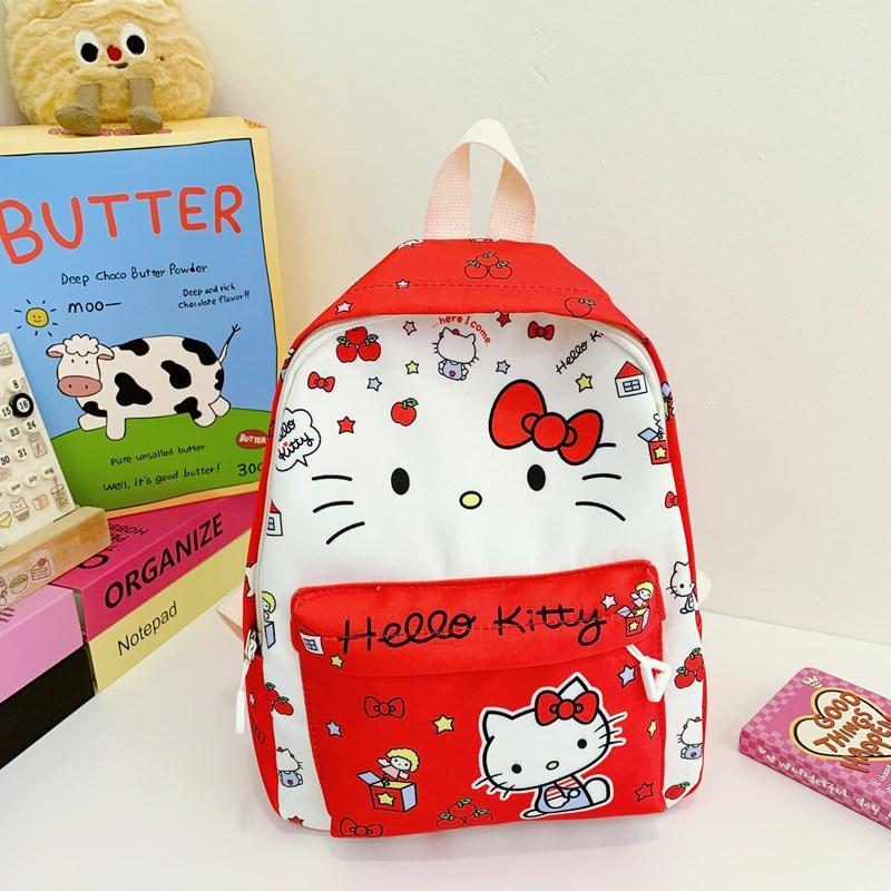 

Boys And Girls Backpack Cartoon Cute Kindergarten Primary School School Bag Large Capacity Children S Bag красный