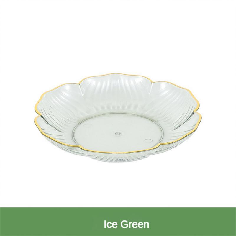 1PCS Tableware Snack Cake Fruit Candy Plate Dishes Christmas Tableware Kitchen Fruit Bowls Beauty Table Accessories