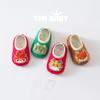 New Year Style Baby Floor Socks: Warm, Thick, Non-Slip Soft Sole for Ages 1, Suitable for Autumn and Winter