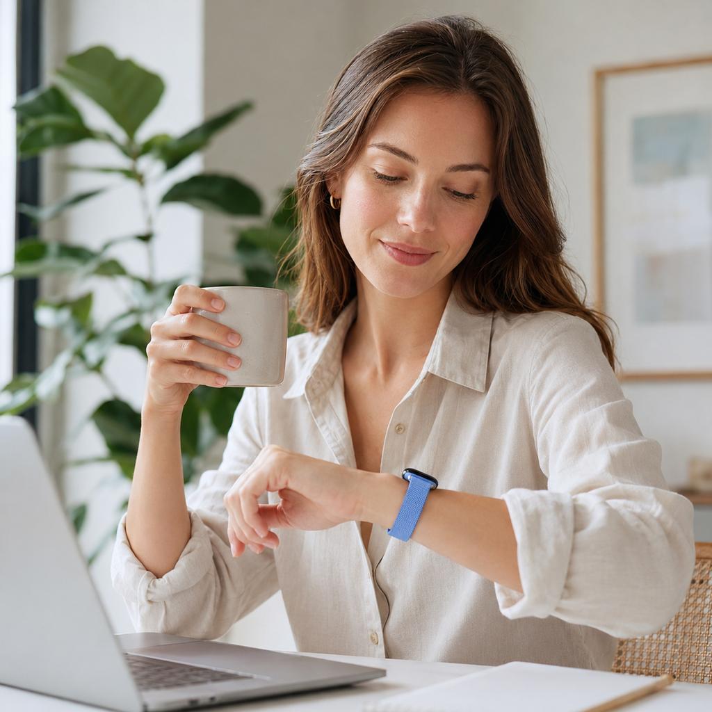 Replacement Wristbands Compatible with Screenless Activity Trackers Adjustable Soft Breathable Nylon Strap Durable and Lightweight for Daily Wear