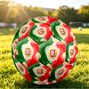 Portugal Football Printed Size 5 Soccer Ball Wear Resistant Standard Adult Training Football Fan Gift for Indoor Outdoor Match Sports