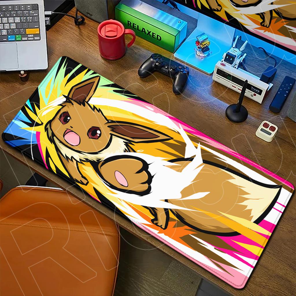 Computer Carpet Accessories Office Mouse Pad Large Washable Non-slip Pokemon Kingler 900x400mm Game Laptop Desk Mat Keyboard Rug
