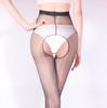 5D Sexy Aurora Oily One-Line Crotch Stockings Silky Smooth Crotchless Pantyhose Ultra-Thin Women Summer Fashion Ol Jk Ootd