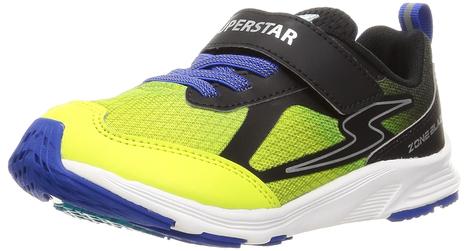 

athletic 2E [Superstar] Sneakers, shoes, boys, 16-19cm, 0.5cm available, kids, SS, K1046, lime, 17.0 cm, лаймовый