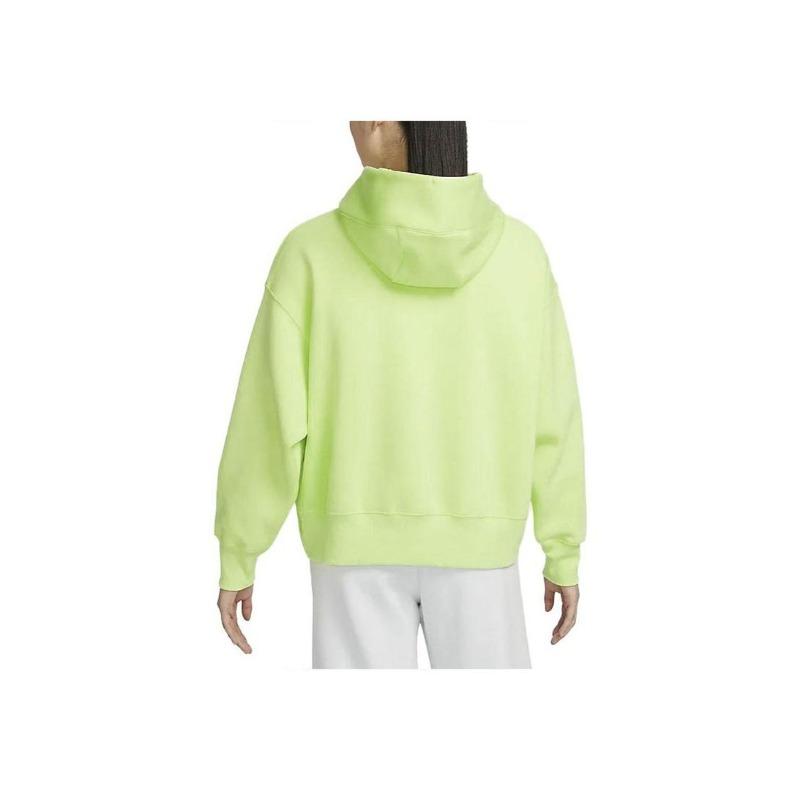 Nike Polar Kapüşonlu Kazak Günlük Sweatshirt Kadın Üstler Açık Limon Sarısı DQ5859-736