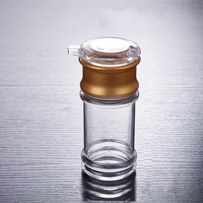 Homeglen Golden Acrylic Vinegar Bottle Set