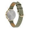 Authorized Dealer [OLIVIA BURTON] Olivia Burton Women's Watch 24000228 Illustrated Floral Midi Ivory Gold Sage Green Leather
