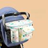Printed Cartoon Stroller Organizer Large Capacity Hanging Carriage Bag Baby Stroller Bag  Outdoor