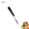 Kolorowy drewniany uchwyt Nóż kuchenny ze stali nierdzewnej Laserowy wzór Wygodny nóż do owoców Nóż szefa kuchni Mały nóż do obierania Nóż
