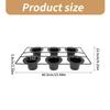 6 Cavity Baking Tray Multifuntional Cake Baking Molds Small Cake Pans Carbon Steel Baking Pans Suitable for Kitchen