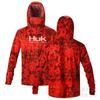 HUK fishing suit men's hoodie summer sun protection long sleeve fishing top with mask outdoor sports fishing shirt
