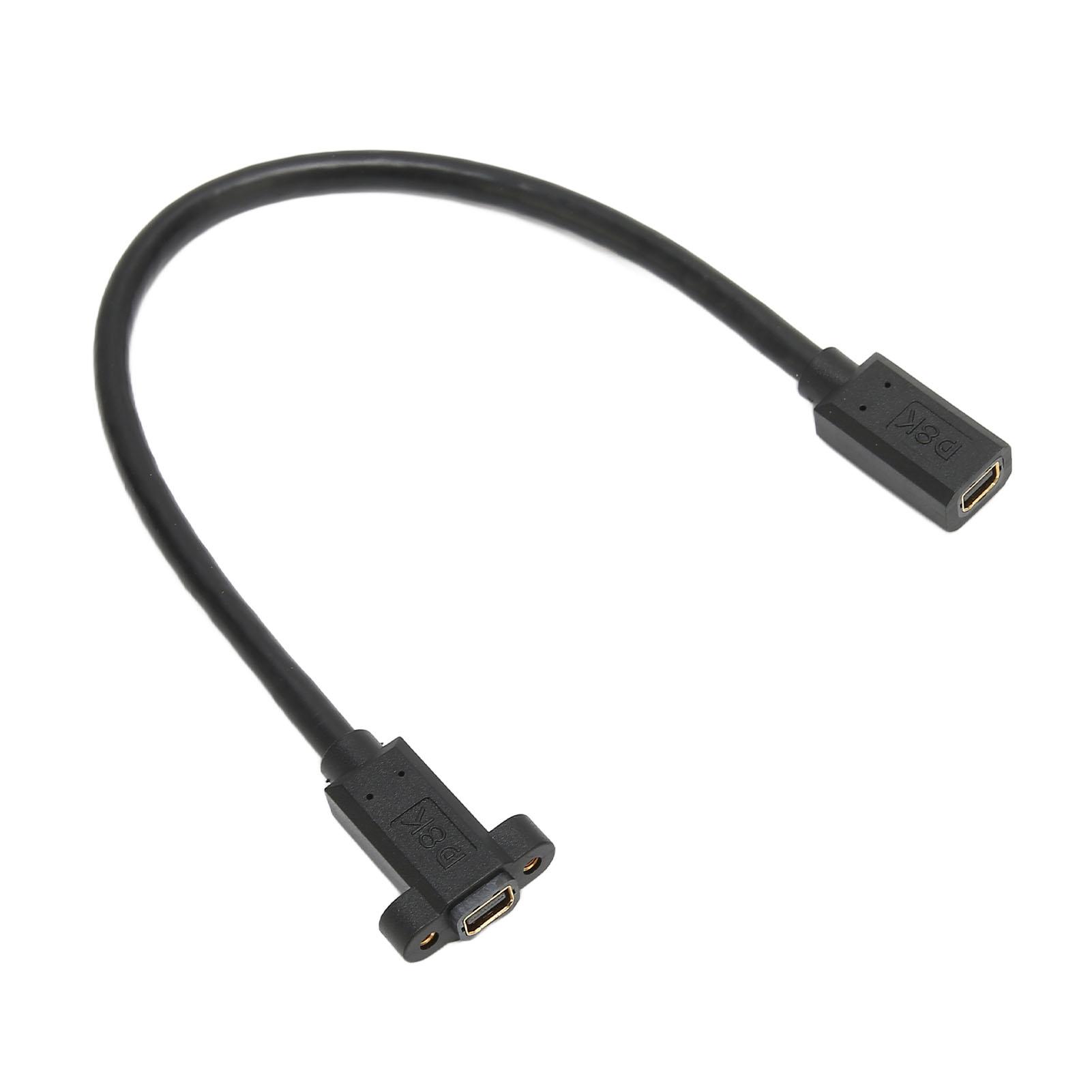 Адаптер Mini DP на Mini DP Маленький Портативный 8K Mini DP на Mini DP Тестовый Удлинительный Кабель для Компьютера с Крепежным Винтом