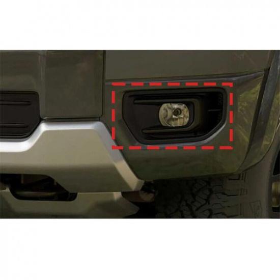 -2024 For Ford Ranger Car Exterior Fog Light Lamp Bright Black Strip Trim 2*