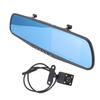 Rearview Mirror Dash Cam 4.3in Screen 1080p Loop Recording Built in G Sensor Parking Monitoring for Car