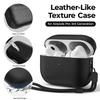 Nouveau Étui pour écouteurs AirPods Pro 3 Texture cuir Pour AirPods Pro 3ème génération Étui de protection avec cordon pour AirPods Pro3